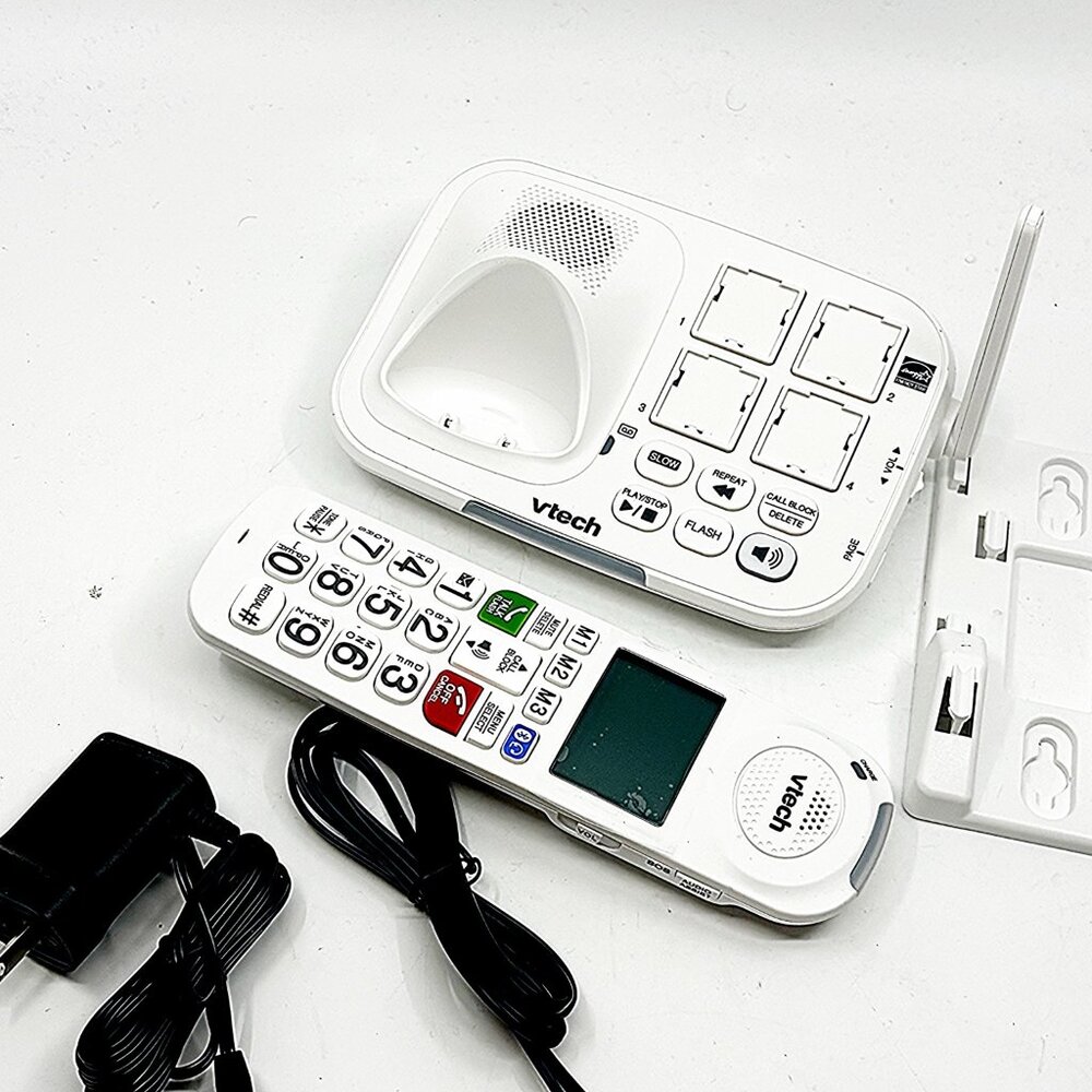 VTech Amplified Cordless Senior Phone Big Buttons Loud Ringer SN5127 - Picture 4 of 5